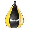 Professional PU Boxing Ball Medium Black / Yellow - PU