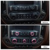 AuTK Aluminum Alloy HVAC Control Knob & Switch Covers Kit