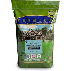 Twin City Seed Co. Tuff Turf, Tall Fescue, Perennial Ryegrass & Kentucky Bluegrass Mixture, 5 lb Bag