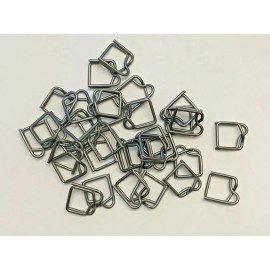 Pac Strapping Products 10 Pack Metal Buckles for Poly Strapping - 1/2"