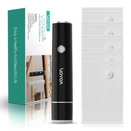 VOYOR Handheld Vacuum Sealer for Food Preservation & Storage Portable Vacuum Sealer for Food with 5 PCS Reusable Upgraded Vacuum Bags Cordless and Rechargeable Compact Vacuum Sealer VS500(Black)