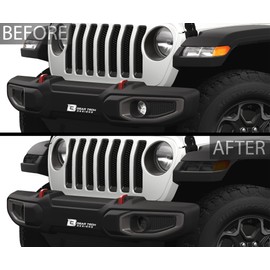 BOGAR TECH DESIGNS FITMENT - Cut To Fit The Jeep Wrangler JL (2 Door) 2018-2025. Change the feel and appearance of your vehicle