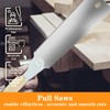KNFFSAAJL Japanese Hand Saw 9.3inch SK5 High Carbon Steel Double