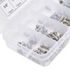 ANKROYU 150PCS 4 40UNC Hex Socket Screw Nut Set, Stainless