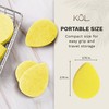 KOL Face Scrubber, Lemon Infused Exfoliating Facial Cleansing Pads, Disposable