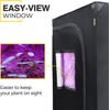 iPower Grow Tent, 31"x32"x63", Indoor Hydroponic Water-Resistant System, Easy Setup,