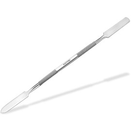 Premium Ointment Spatula, Stainless Steel Gel Spatula, Mixing Spatula, Modelling Spatula, Double Intrument Manicure Pedicure Cosmetic Tool