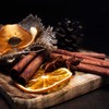 endlosschenken Natural Christmas Decoration, Orange Slices, Apple Slices, Cinnamon Sticks,