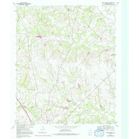 YellowMaps Pecan Creek TX topo map, 1:24000 Scale, 7.5 X 7.5 Minute, Historical, 1961, Updated 1992, 27 x 23.1 in - Paper
