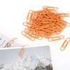 3 Boxes Paper Clip Orange Small Portable Shaped Cute Pin