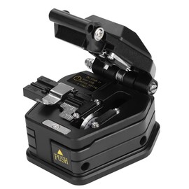 Garosa Fiber Optic Cleaver High Precision SKL-6C Optic Fiber Cleaver Cutter Cable Cutting Tool 125um Diameter with Anti-Drop Bag
