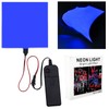 Electroluminescent (EL) Panel Light, DIY EL Backlight Cuttable Paper Lamp