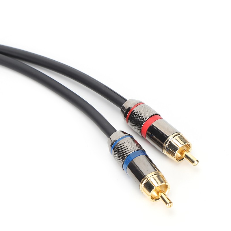 JORINDO Dual 6.35mm Male to Double RCA Male Cable Audio