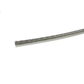 WRS .270" x .200" Grey Weather Stripping with Fin - 24 Ft Roll