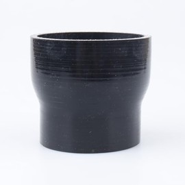 AC PERFORMANCE AC PERFORMANCE ID 3" to 2.5" (76mm to 63mm) Straight Reducer, Length 3" (76mm), 3-Ply Reinforced, Universal Automotive Pure Silicone Hose, Black