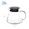 Blue Brew Clear Glass Range Coffee Server for Pour Over