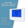 Multi Stage Thermostat for Home Cooling and Heating, 2 Heat/2