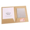 10pcs Kraft Paper Folder Set A4 File Folder File Folder