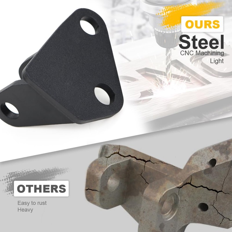 REARACE 2'' Footpeg Lowering Mounts Fit for DR650 1996-2025