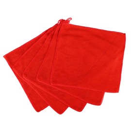 SIXTOL CAR Detailing WASH Towel Set 5 | Mikrofasertücher Auto | Poliertücher | Reinigungstücher | Auto Mikrofaser | 25x25cm | 450g/m2 | Lackschonend | 5 Stück