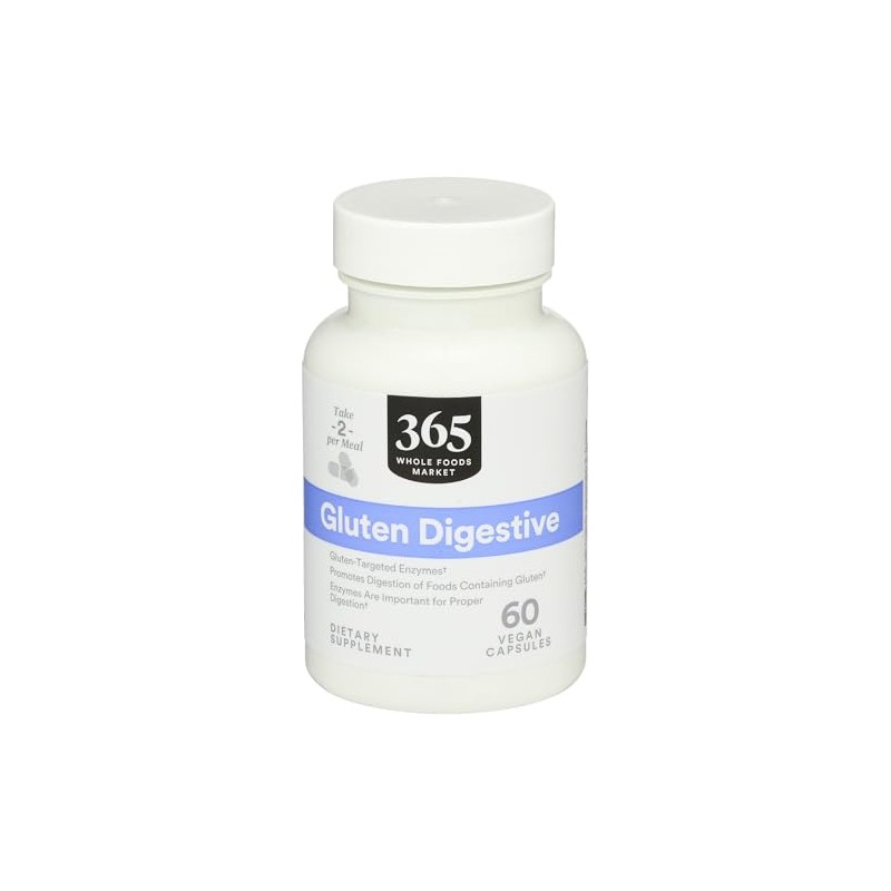 Enzymes Gluten Digestive Capsules - 60 Count