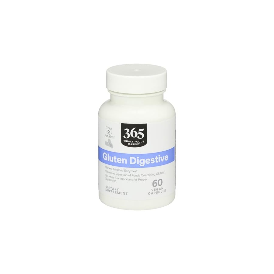 Enzymes Gluten Digestive Capsules - 60 Count