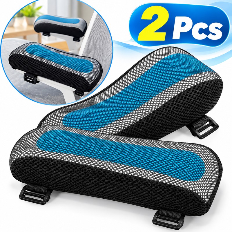 Memory Foam Armrest Pads for Office Chairs – Soft Armrest