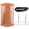 Juego Piezas Cuidado Barba Kit Afeitado Hombre Tijeras Tijera Bigote