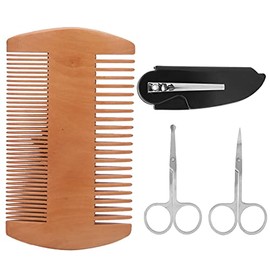 Juego Piezas Cuidado Barba Kit Afeitado Hombre Tijeras Tijera Bigote