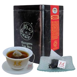 Xiangsou Moistening Tea,Lapsang Souchong Tea,Chinese Classical Smoked Black Tea with 30 Tea Bags,Strong Flower Fragrance With a Smoky Taste