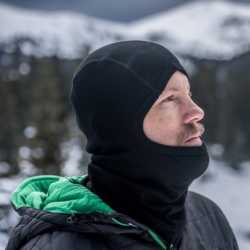 100% Merino Wool Balaclava - Winter Ski Mask - Face