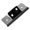 2 Pieces of louvre Doors Hinges, Door Hinges, Metal in Brass-Plated