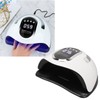 LED Nail Lamp 4 Timers Handheld with Removable Bottom Plate