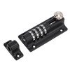 Combination Latch Lock 4 Digit Black Anti Theft Waterproof for