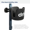 Drive Medical Universal Clamp-On Cup Holder For Walker, Rollator, &