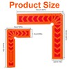 90 Degree Positioning Squares for Woodworking – 8-Piece Reusable Plastic