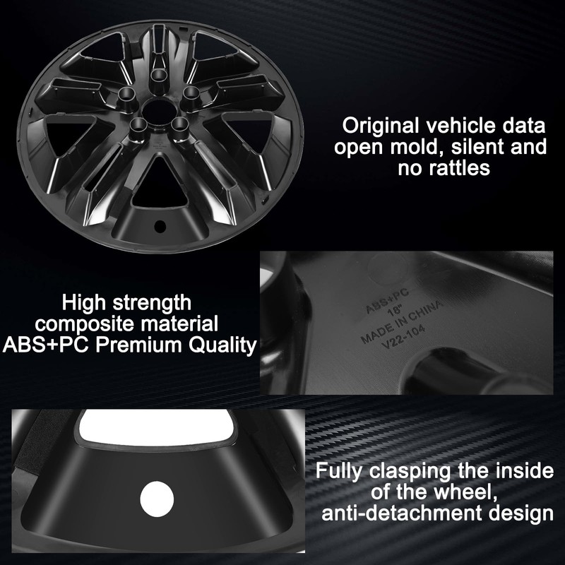 WEISIGAO Wheel Skins Compatible with Ford Explorer 2011-2019 18 inch