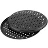 MANCHAP 4 Pack 12 Inch Round Pizza Baking Pan with