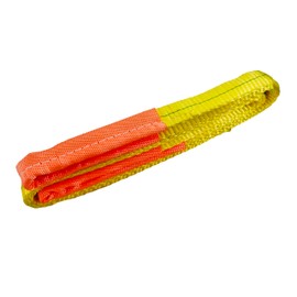 Everest C1136-2" x 18' Yellow Flat Sling Eye to Eye/Lifting Sling Strap Heavy Duty 2PLY 1-Pack