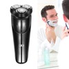 Electric Beard Trimmer 3 Heads Waterproof Powerful Low Noise Portable