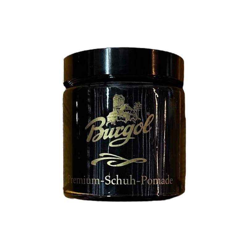 Burgol Premium Shoe Pomade 100 ml (Black), black
