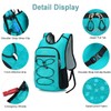 BOVIP Lightweight Hydration Back,15L Multipurpose Hiking Backpack with 1.5L Water