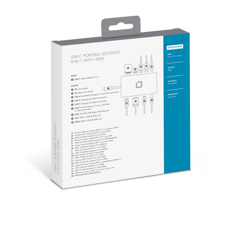 Dicota 9-in-1 WITH HDM.