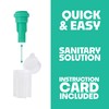 Fecal Diagnostic Kit for Pets, 50 Pack, Sanitary Collection Device,