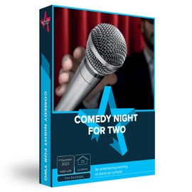 Activity Superstore Comedy Night For Two Gift Experience Voucher, Available at 25 Locations, Comedy Gifts, Funny Gifts, Birthday Gifts, Retirement Gifts