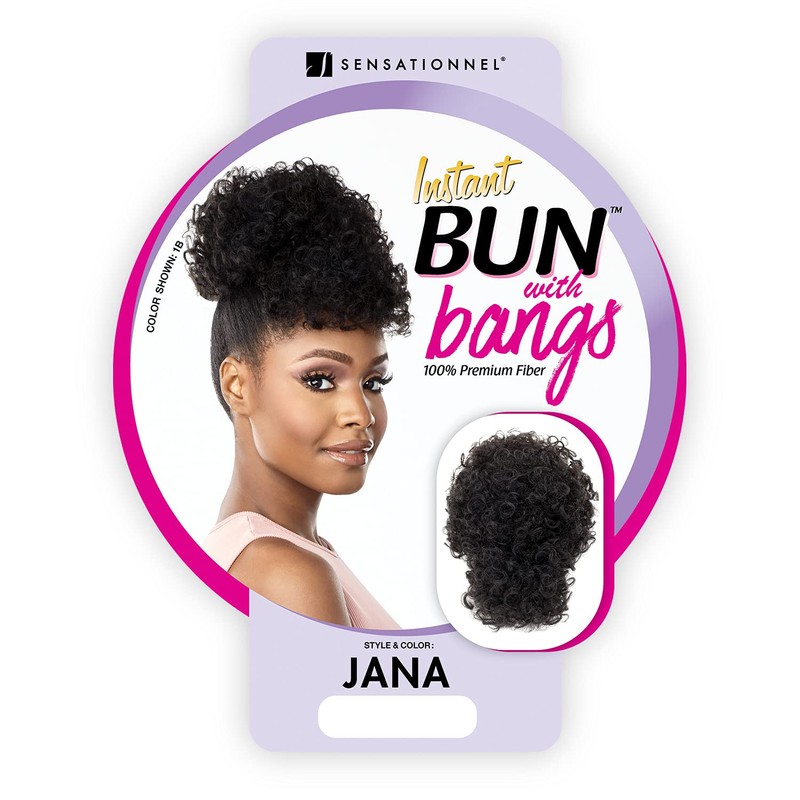 Sensationnel Instant Bun With Bangs Ila (2)