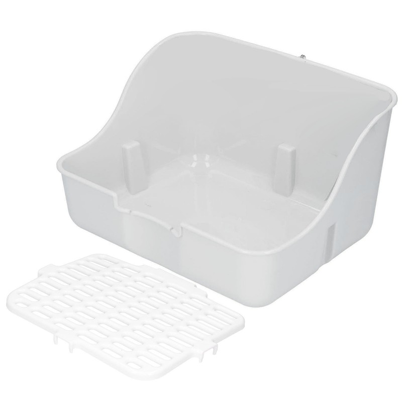 Small Animals Pet Cage Litter Box Toilet Tray Pan ABS