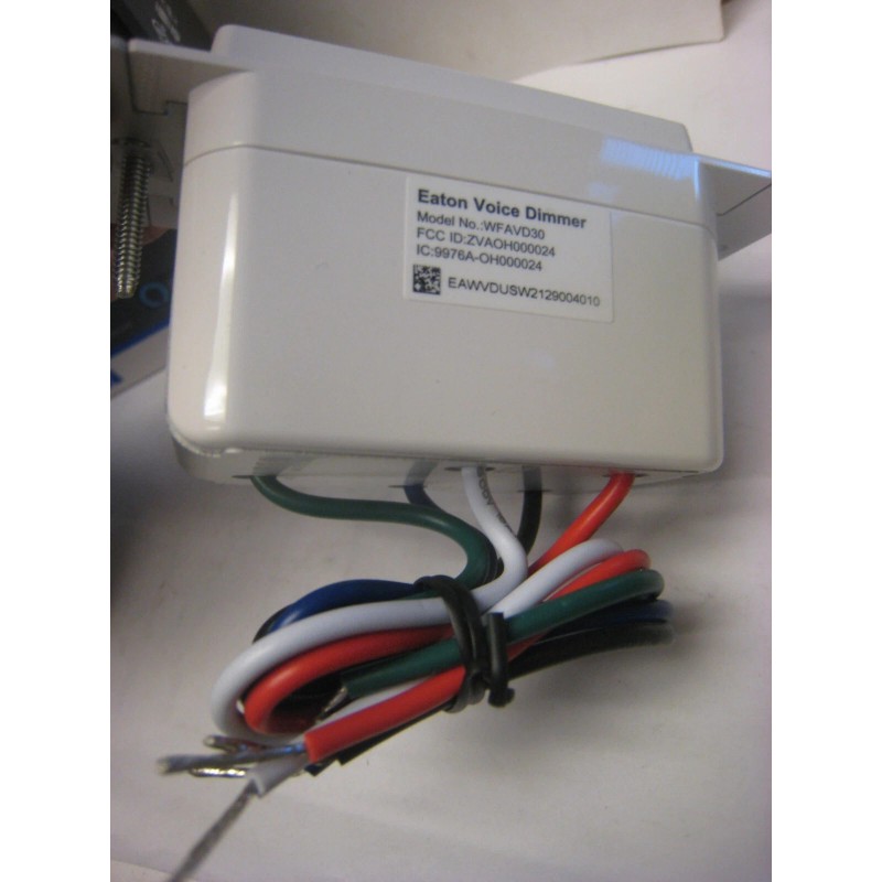 Eaton WFAVD30-W-BX-L Voice Dimmer with Alexa Built-in, White – Dimmer