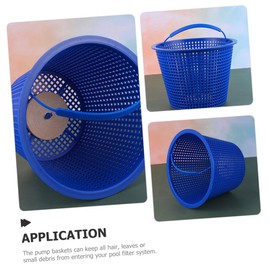 Mipcase 2pcs Clogging Swimming Pool Filter Basket Replacement Durable Skimmer Baskets for Efficient Debris Collection Inground Above Ground Pools