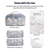 BOYATU Travel Makeup Bag for Women: Large Capacity 3-Piece Cosmetic